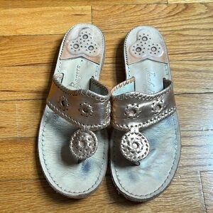 Jack Rogers Sandals Rose Gold